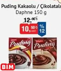 DAPHNE PUDİNG KAKAOLU / ÇİKOLATALI